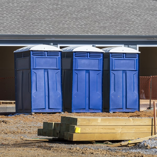 are there any restrictions on where i can place the portable restrooms during my rental period in Lisle New York